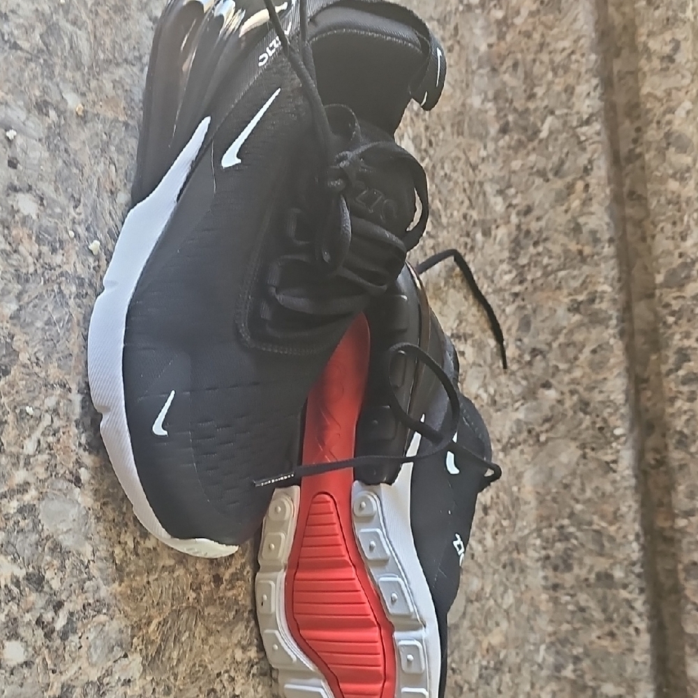 Nike Black and Red Performance Sneakers